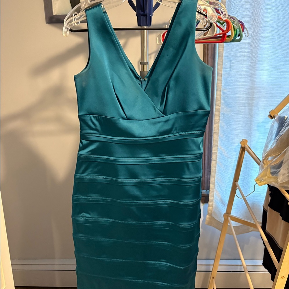 Calvin Klein Teal Sleeveless Mini Dress